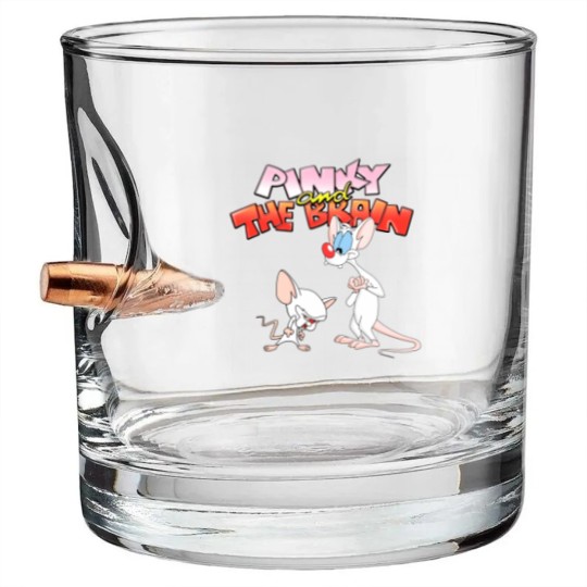 Discover Pinky and the Brain Bullet Whiskey Glasses