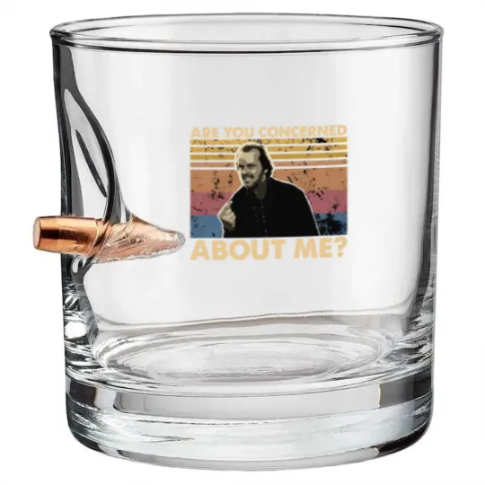 Discover Are You Concerned About Me Vintage The Shining Bullet Whiskey Glasses