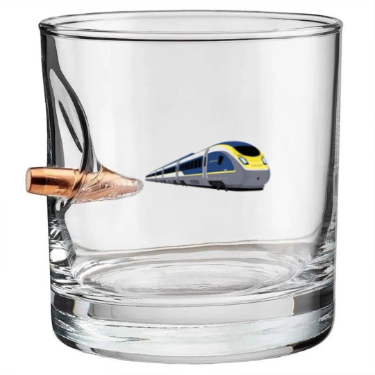 Discover Eurostar e320 Class 374 Bullet Whiskey Glasses
