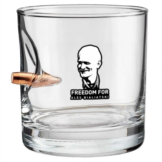 Discover Freedom For Ales Bialiatski Bb Bullet Whiskey Glasses