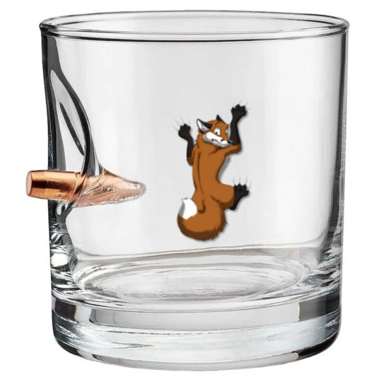 Discover Clinging Red Fox Bullet Whiskey Glasses