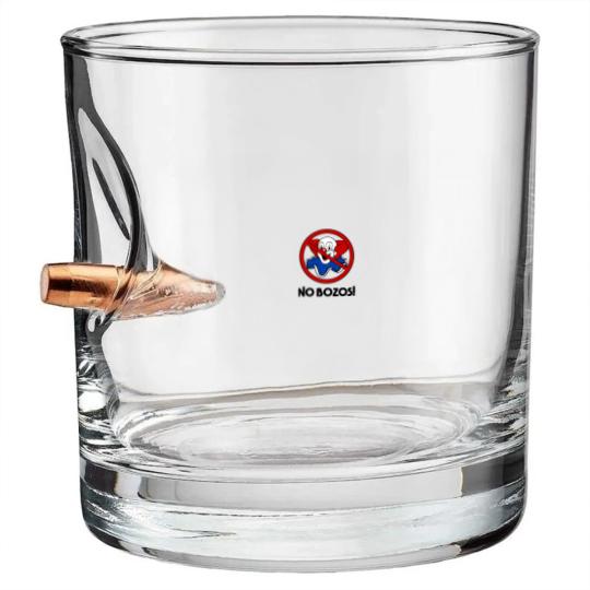 Discover NO BOZOS Bullet Whiskey Glasses