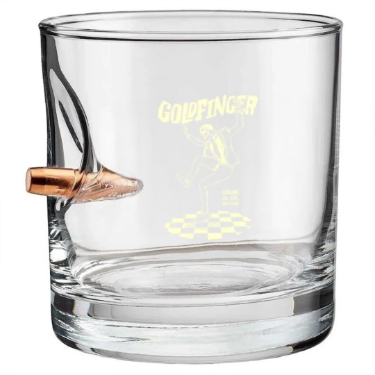 Discover Goldfinger band Bullet Whiskey Glasses