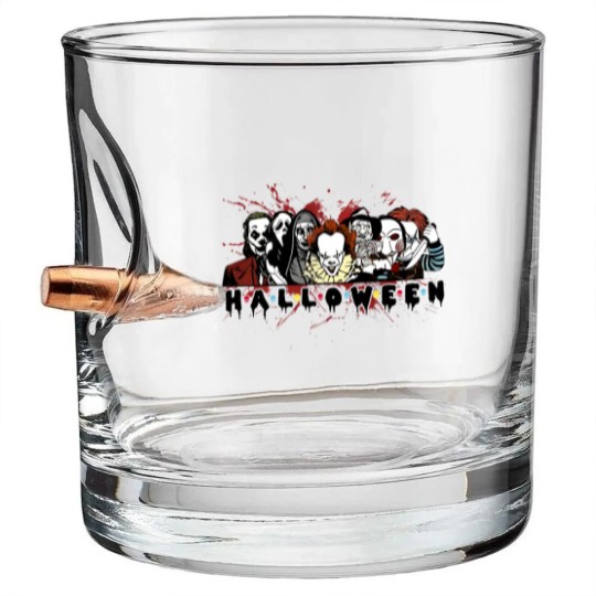 Discover Halloween Horror Bullet Whiskey Glasses, Halloween Horror Movie Bullet Whiskey Glasses, Scary Halloween Bullet Whiskey Glasses