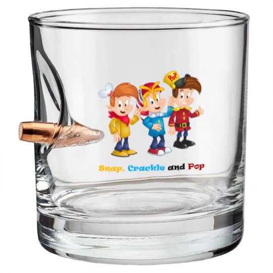 Discover Snap, Crackle and Pop Bullet Whiskey Glasses