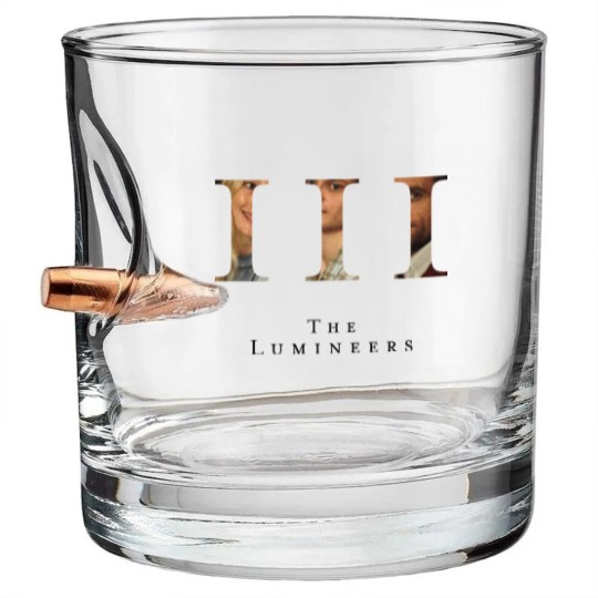 Discover The Lumineers Band Bullet Whiskey Glasses, Music Band Merch, Lumineers Tour