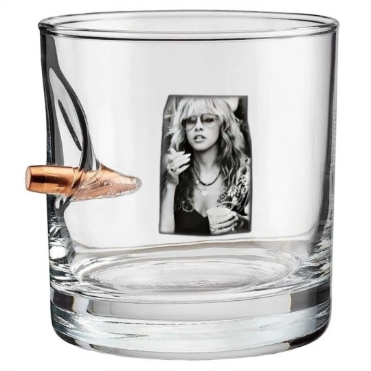 Discover Stevie Nicks Black Vintage Vintage Bullet Whiskey Glasses,