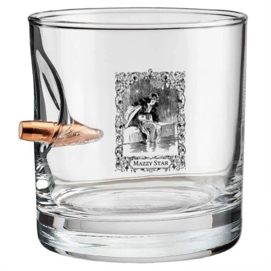 Discover Mazzy Star Vintage Bullet Whiskey Glasses- Mazzy Star Line Drawing Whimsica