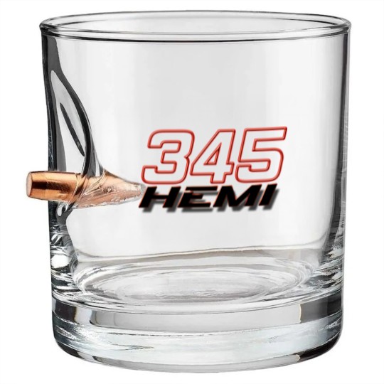 Discover 345 HEMI Bullet Whiskey Glasses