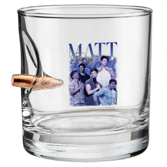 Discover Matt Rife Bullet Whiskey Glasses, Matt Rife Vintage Bullet Whiskey Glasses, Matt Rife World