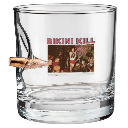 Discover Vintage 90s Bikini Kill Bullet Whiskey Glasses, Bikini Kill Rock Band Bullet Whiskey Glasses,