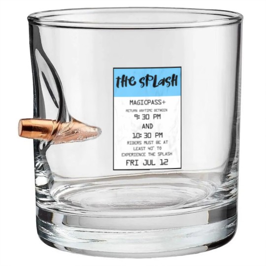 Discover Splash - Splash Mountain - Bullet Whiskey Glasses