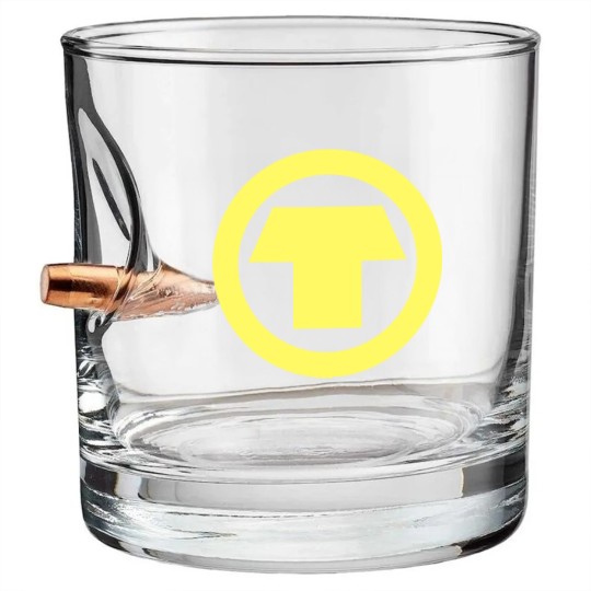 Discover Terra Teen Titans  Symbol Bullet Whiskey Glasses