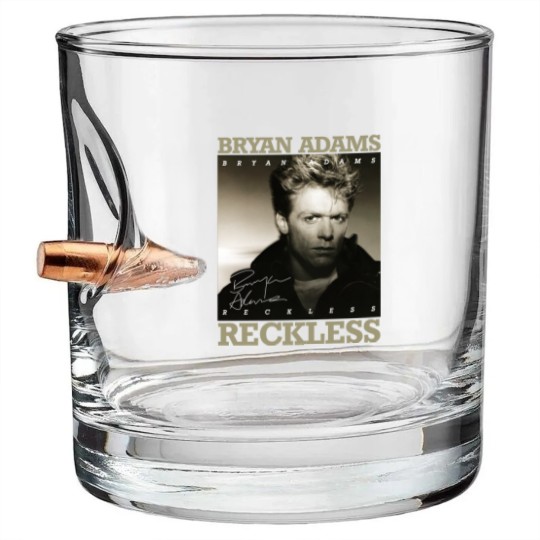 Discover Vtg Bryan Adams Bullet Whiskey Glasses, Gift For Fans