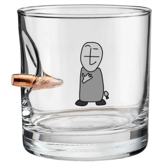 Discover Grunt Fingers Crossed Madness Combat Bullet Whiskey Glasses