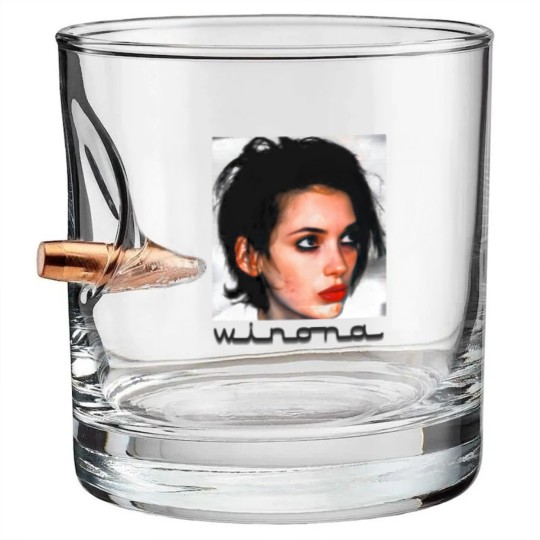 Discover Winona Ryder // Retro 90s Fan Art - Winona Ryder - Bullet Whiskey Glasses