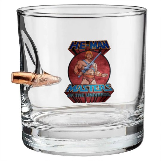 Discover HE MAN OLD Perfect Gift Bullet Whiskey Glasses
