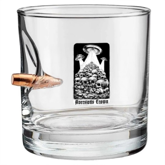 Discover Aversions Crown Flying Saucers Bullet Whiskey Glasses