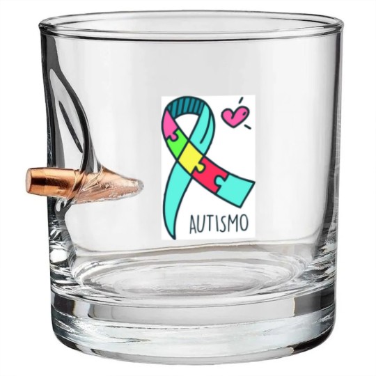 Discover Autism   Autism   Autism   Autism Bullet Whiskey Glasses