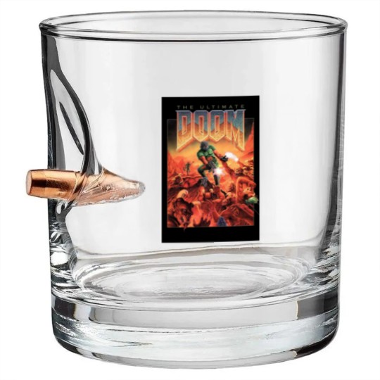 Discover Dooom Old Bullet Whiskey Glasses