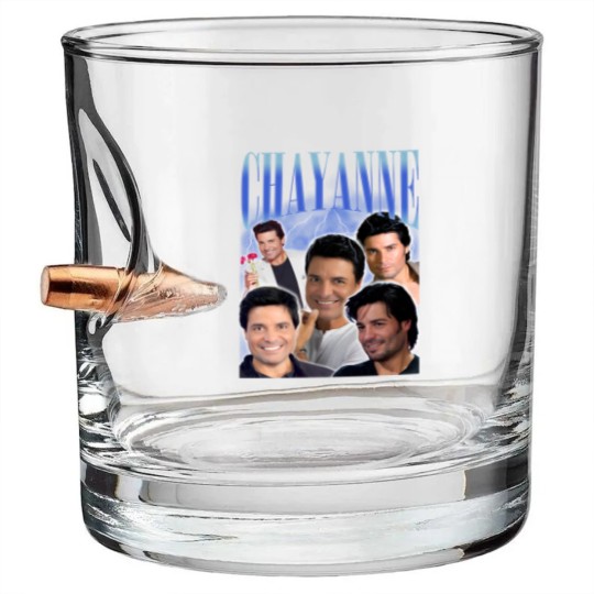 Discover Vintage Chayanne Bootleg Bullet Whiskey Glasses, Chayanne 2024 Tour Unisex Bullet Whiskey Glasses, Chayanne Fan Gift Bullet Whiskey Glasses, Chayanne Homage Unisex Bullet Whiskey Glasses, Chayanne Merch