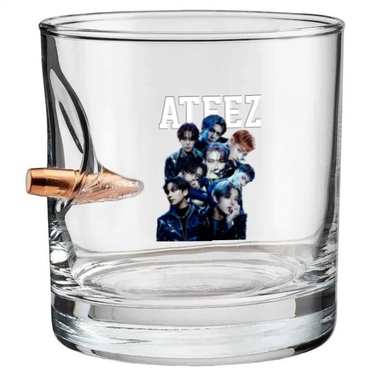 Discover Ateez Vintage Bullet Whiskey Glasses, Ateez Bullet Whiskey Glasses,Ateez Break The Wall Bullet Whiskey Glasses