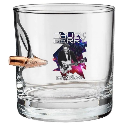 Discover CHUCK BERRY Rock N Roll Bullet Whiskey Glasses