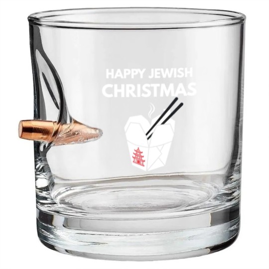 Discover Happy Jewish Christmas Bullet Whiskey Glasses Chinese Takeout- Hanukkah Bullet Whiskey Glasses