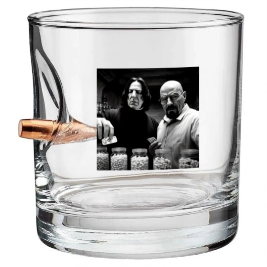 Discover Snape! We need to Cook! Unisex Gildan Cotton Bullet Whiskey Glasses