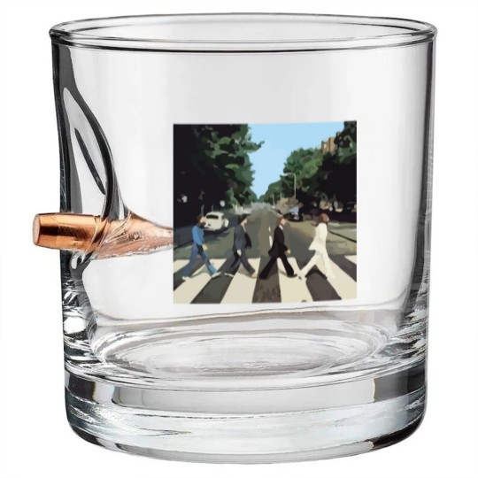 Discover Abbey Road Album Cover Bullet Whiskey Glasses
