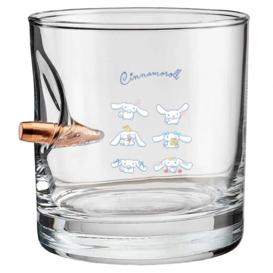 Discover Cinnamoroll Sanrio Pattern Bullet Whiskey Glasses