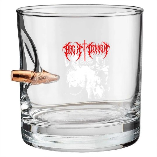 Discover Girl Dinner Black Metal Vintage Bullet Whiskey Glasses