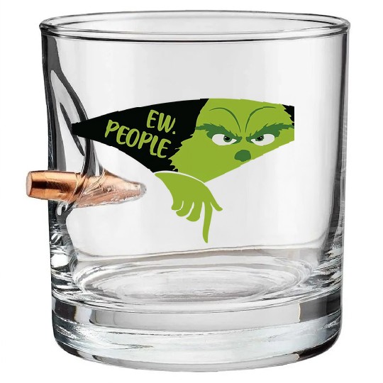 Discover Ew People Bullet Whiskey Glasses, funny character Smiling Face Bullet Whiskey Glasses, Christmas Bullet Whiskey Glasses Gift For Family Xmas, Christmas funny character Bullet Whiskey Glasses, funny character Bullet Whiskey Glasses