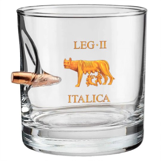Discover 2nd Roman Legion II Italica Bullet Whiskey Glasses