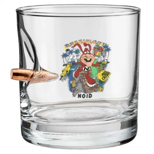 Discover 1990s Noid Busting Out Bullet Whiskey Glasses