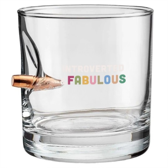 Discover Introverted & Fabulous! Bullet Whiskey Glasses