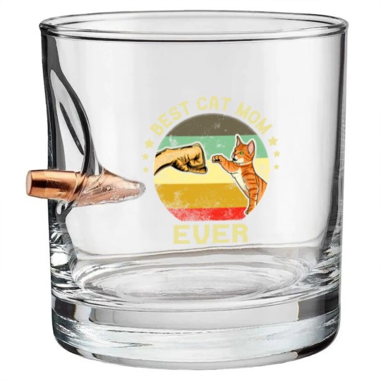 Discover BEST CAT MOM EVER - Best Cat Mom Ever - Bullet Whiskey Glasses