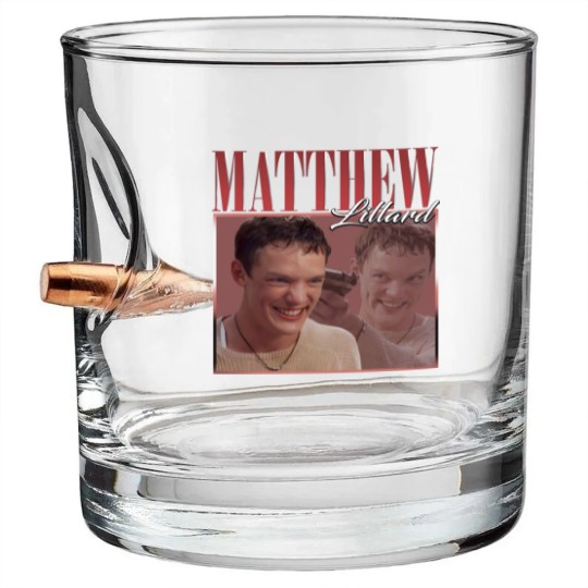 Discover Matthew Lillard Scream Bullet Whiskey Glasses,Matthew Lillard Homage