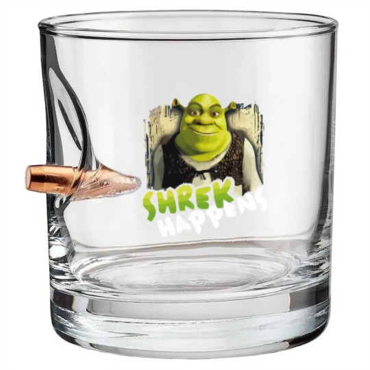 Discover Sexy Shrek  shrek meme face  shrek wazowski  Essential Bullet Whiskey Glasses