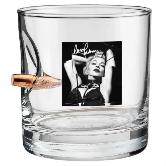Discover Madonna Signature Bullet Whiskey Glasses Short Sleeve Cotton Black Men All Size S to 5XL