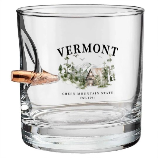 Discover Unisex Vermont Green Mountain State Bullet Whiskey Glasses Bullet Whiskey Glasses Bullet Whiskey Glasses