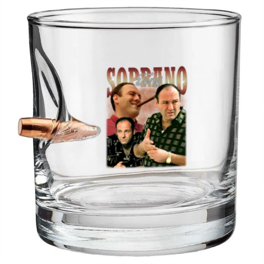 Discover Tony Soprano Vintage Bullet Whiskey Glasses