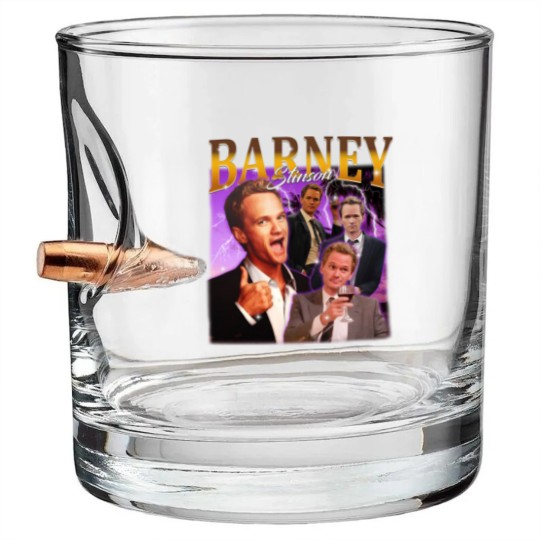 Discover Retro Barney Stinson Bullet Whiskey Glasses, Barney Stinson Bullet Whiskey Glasses, Vintage Barney Stinson Bullet Whiskey Glasses