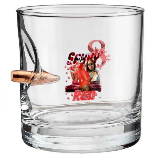 Discover Vintage Sexyy Red Bullet Whiskey Glasses, Sexyy Red Bullet Whiskey Glasses, Retro Sexyy Red Bullet Whiskey Glasses For Fans