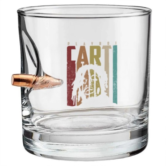 Discover Playboi Carti Bullet Whiskey Glasses, Playboi Carti Retro Bullet Whiskey Glasses