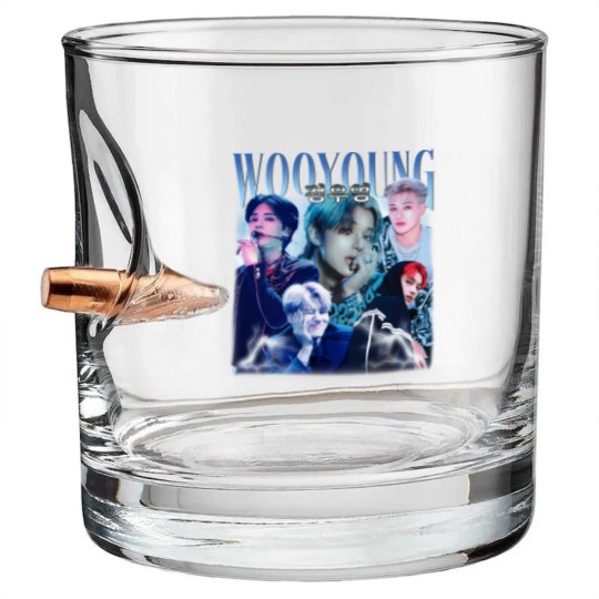 Discover Wooyoung Bullet Whiskey Glasses | Ateez Bullet Whiskey Glasses | Wooyoung Bullet Whiskey Glasses | Song Min-Gi Bullet Whiskey Glasses