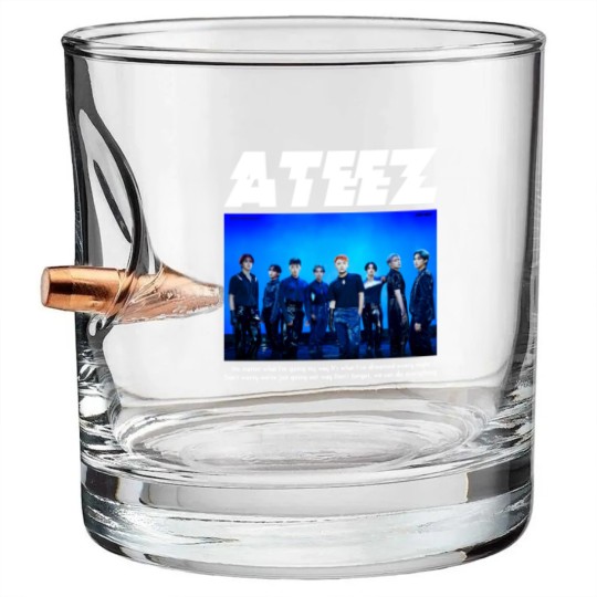 Discover ATEEZ Kpop Ateez The Fellowship Tour 2022 Kpop Bullet Whiskey Glasses