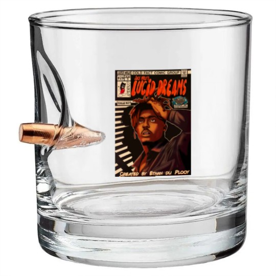 Discover Juice Wrld Bullet Whiskey Glasses - Lucid Dreams High Quality Bullet Whiskey Glasses