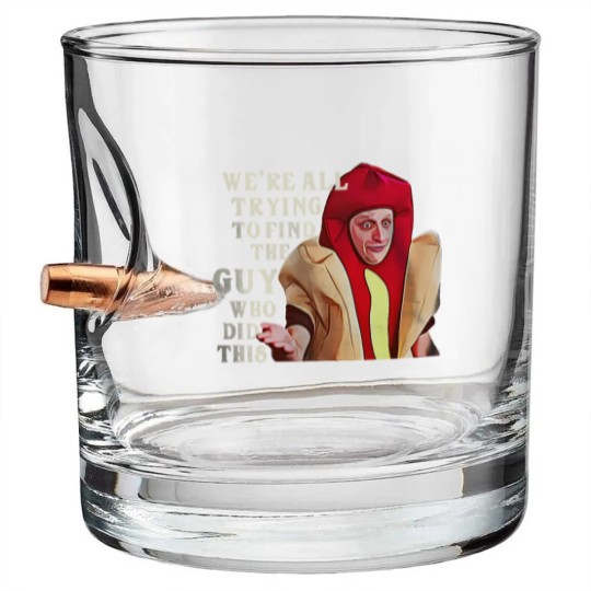 Discover I Think You Should Leave Tim Robinson Hot Dog Bullet Whiskey Glasses, ITYSL Hot Dog Suit Bullet Whiskey Glasses