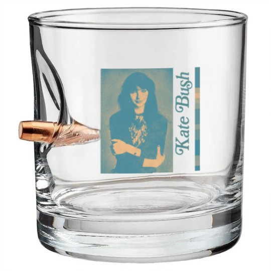 Discover Kate Bush / Retro Style FanArt - Kate Bush - Bullet Whiskey Glasses